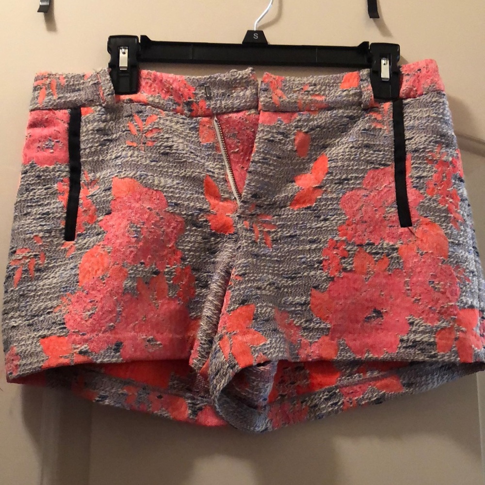 Anthropologie floral shorts size 4
